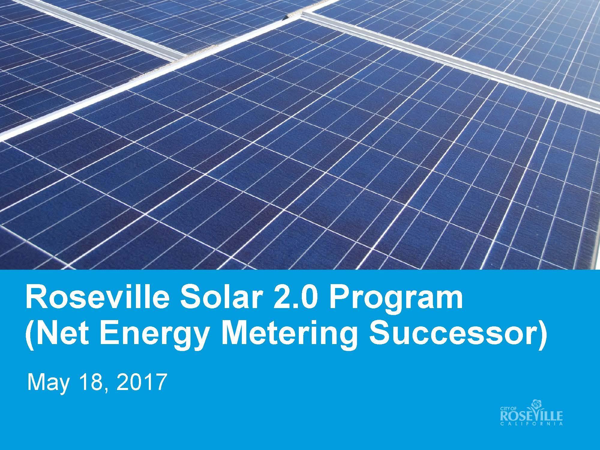 More information about "Roseville Electric Utility to host public meeting on net metering"