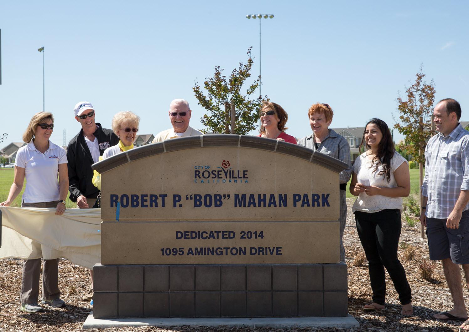 Bob Mahan Park Dedication