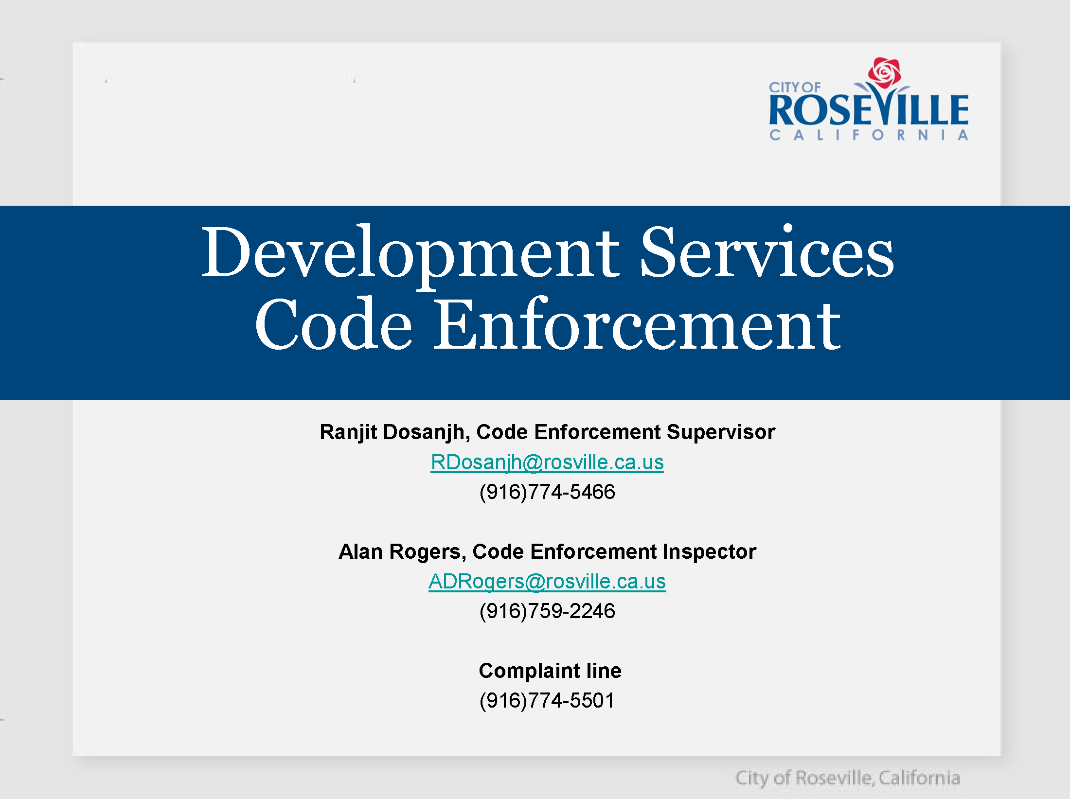 More information about "Code Enforcement Presentation at our November 8th Meeting"