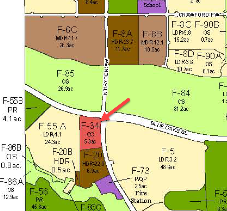 More information about "F-34 (southwest corner of Blue Oaks & Hayden Parkway) Commercial Development"